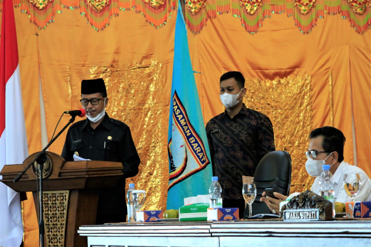 Wakil Bupati Pasaman Barat Risnawanto membuka Rapat Koordinasi Pusat Pengembangan Keahlian